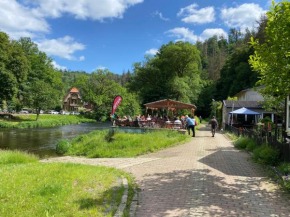 Pension Sternschnuppe, Treseburg Harz, unmittelbar am Wasser